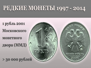 Редкие монеты россии 1997 2014 каталог