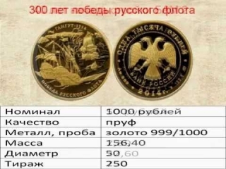 Новые золотые монеты россии